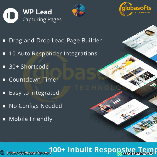 🛠️ WP Lead Capturing Pages Plugin – ওয়েবসাইট থেকে লিড সংগ্রহ এখন আরও সহজ!