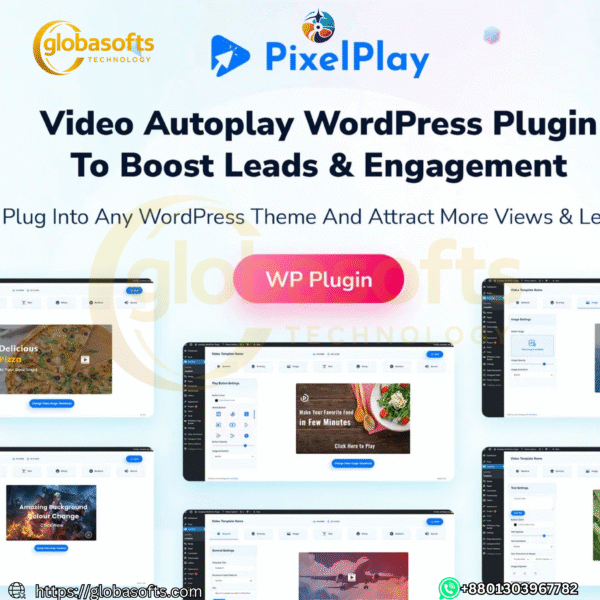 PixelPlay – WordPress Video Autoplay Plugin with Stunning Overlays